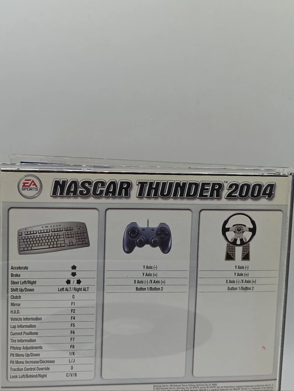EA Sports NASCAR Thunder 2004 PC Game - Black/White
